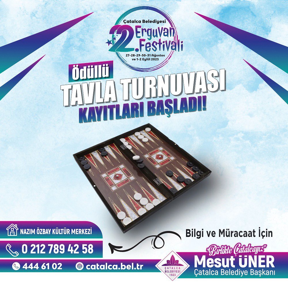 Çatalca Belediyesi - Tavla Turnuvası